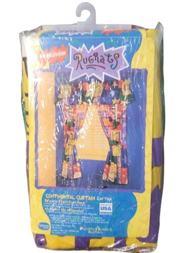 Nickelodeon Rugrats 1997 Continental Vorhang Cortina 84” x 63” Neu - Bild 2 von 8