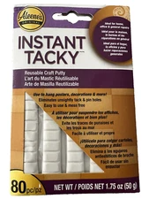 WOW! Aleene's INSTANT TACKY Reusable Craft Putty (80 Stickers) & FAST FREE SHIP