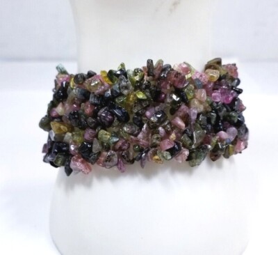 JTV DOK966 180CTW Multi Tourmaline Stretch Bracelet