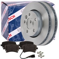 2X Bosch Bremsscheiben + BeläGe Wako Hinten FüR VW Transporter 5 6 Multivan