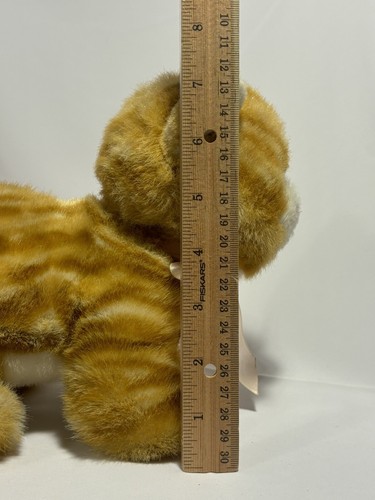 Vintage Jerry Elsner Cat Kitten Jasper Plush Stuffed Animal Orange White Ginger - Picture 9 of 9