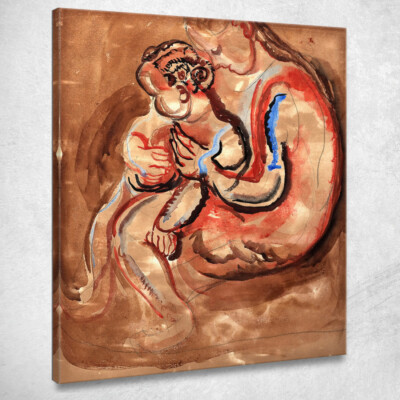 Mutter Und Sohn Frances Hodgkins, fhd58 Leinwandbild