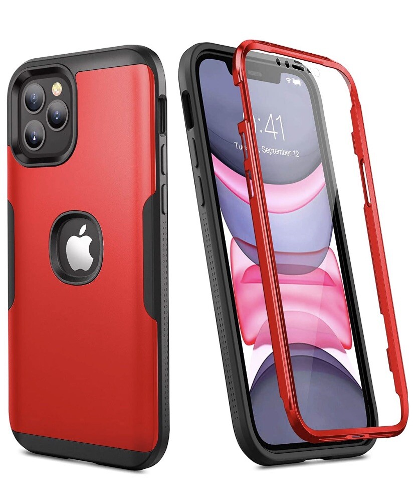 iPhone 12/12 Pro Full Body Rugged Case Built in Screen