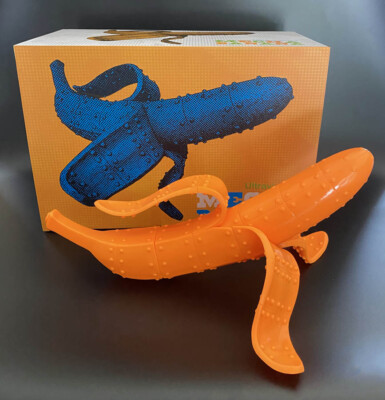 Frank Kozik SDCC 2011 16'' Orange Mechabanana Mecha Banana LE 50  Ultraviolence