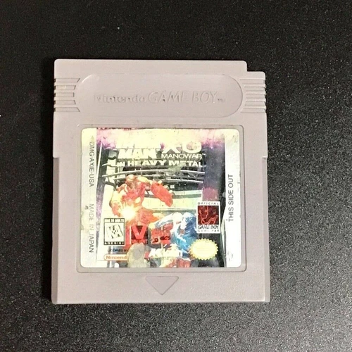 Game Boy Iron Man X-O Manowar in Heavy Metal Game Nintendo