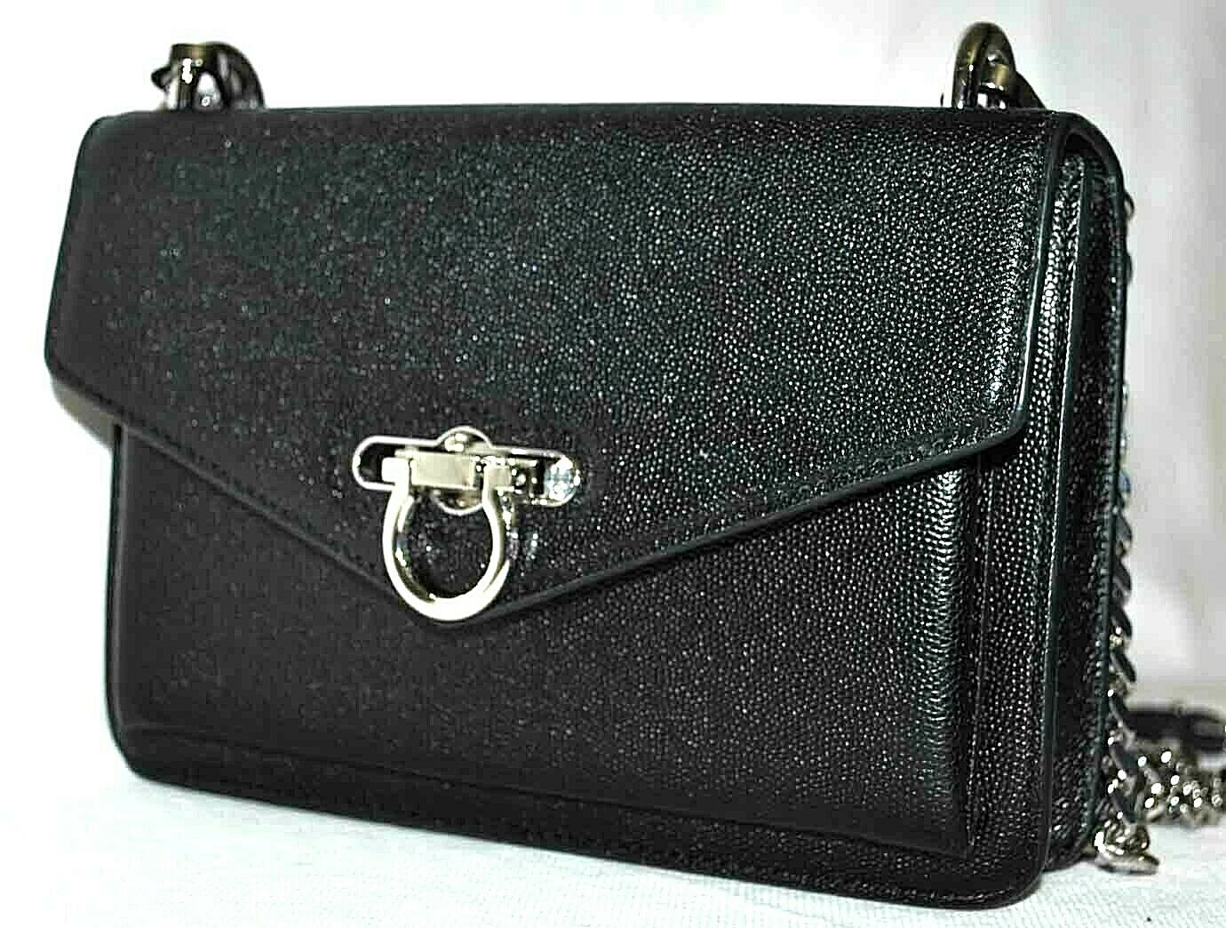 Rebecca Minkoff Jean Leather Crossbody Bag - Black 1