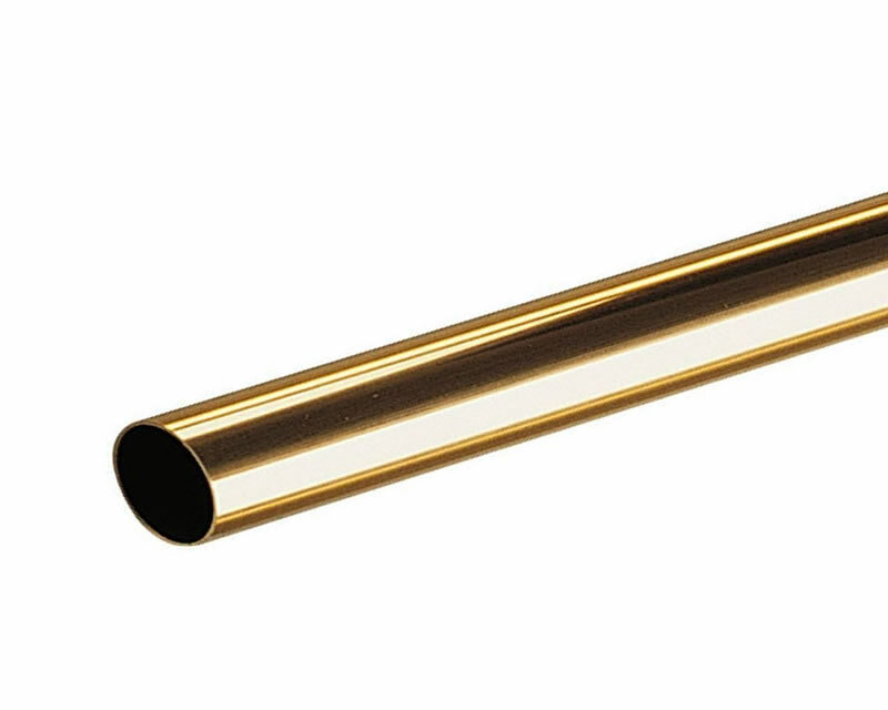 K&S Metals KS8122 Tubetto ovale in ottone per modellismo