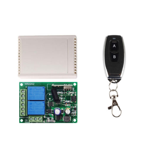 433Mhz Universal Wireless Remote Control Switch 85-250V 2CH Relay Receiver Kit s - Bild 1 von 11