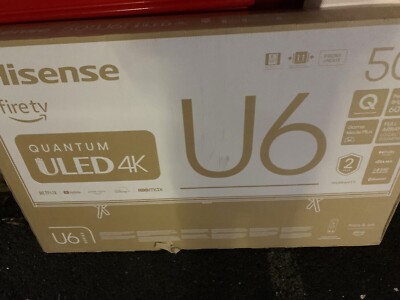 Hisense 50-inch ULED U6 Series Quantum Dot QLED 4K UHD Smart Fire TV 50U6HF