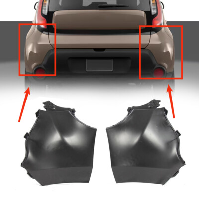 2014-2016 Kia Soul Rear Bumper End LH, Primed Classic 2 Current Fabrication 2014-2016 Kia Soul Rear Bumper End LH, Primed Classic 2 Current Fabrication