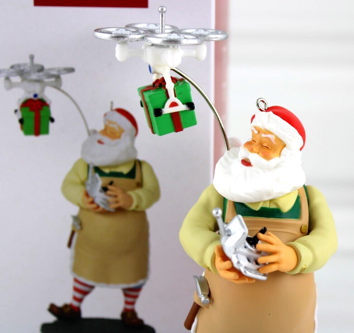 Hallmark Santa Drone Ornament 24th Series Keepsake Christmas 2023