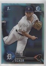 2016 Bowman Draft Chrome Draft Picks Sky Blue Refractor Mark Ecker #BDC-114 1u0