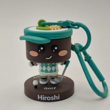 Sushi Hub Hubsters Keychain Hiroshi Golf 19th Anniversary Collectable Figure