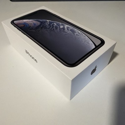 Original Apple iPhone Xr Black Verpackung  64 GB Leerbox Karton Model A2105