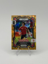 Panini 2026 Prizm Monopoly Gold Cracked Ice David Silva #42 Spain FIFA World Cup
