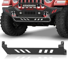 Steel Front Skid Plate Guard Armor Protector Black fit 2007-18 Jeep Wrangler JK