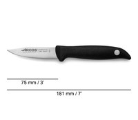 SchäLmesser 80 Mm Edelstahl Arcos Ergonomischer Griff Serie