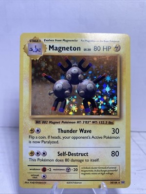 Pokemon Magneton 38/108 Evolutions Holo Rare LP