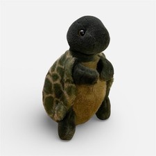 Turtle Soft Plush 8  Stuffed Animal Vintage 80s Gund Turtle Collectible