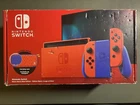 Nintendo Switch Mario Red Blue Edition Console Boxed