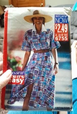 Vintage Butteric Pattern 6755 Middy Shirt Dress Sizes 6-8-10 UNCUT
