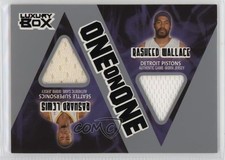 2005 Luxury Box One on Relics Courtside 16/25 Rashard Lewis Rasheed Wallace 2b6