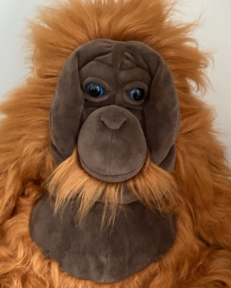 Disney Store Jungle Book Movie 14” KING LOUIE ORANGUTAN Soft Toy Plush Stamped - Image 2 of 4
