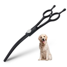 Dog Grooming Scissors,Pet Curved Thinning Shears 7.0'' 440C Thinning Scissors...
