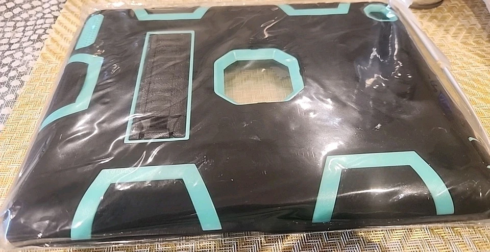 Apple iPad ~ 2/3/4 Case 7.9-inch Shockproof Heavy Duty Black & Teal - Image 4 of 4