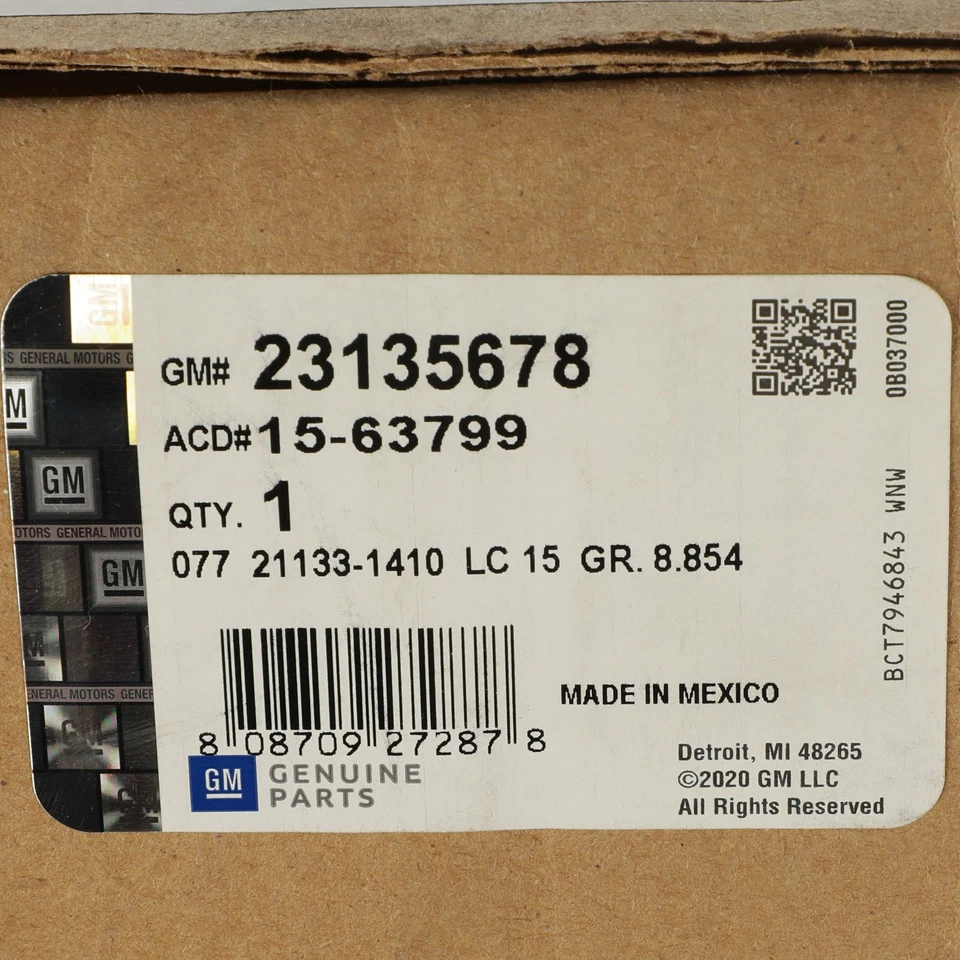 Calentador GM Core 23135678 genuino Foto 4 de 4