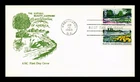 Dr Jim Stamps Beautification Of America Setenant Pair AHC First Day Cover