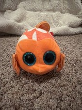 2016 SAMI The Gold Fish 6" Plush Beanie Boos Toy Doll TY Very Good Condition
