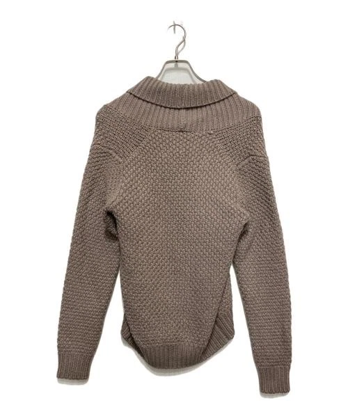 Drumohr Shawl collar double cardigan brown - product detail image 2