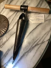 1871 Spiral Bung Hole Auger Whiskey Wine Barrel Tool Antique Dated