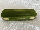 Vintage Green Velvet Eyeglasses Hinged Case Retro — photo 8