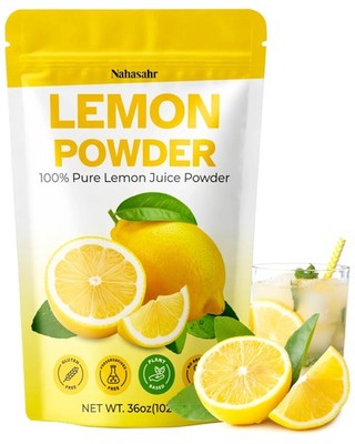 Nahasahr Lemon Juice Powder 36 Oz - No Sugar No Additives 100 Pure Lemon Powder