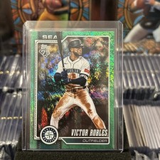 2026 Topps Series 1 Victor Robles #160 Green Diamante Foil 99/99 (Book End) 