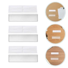 24 Sets Clear Pocket Holder for Supermarket Adhesive Shelf Label