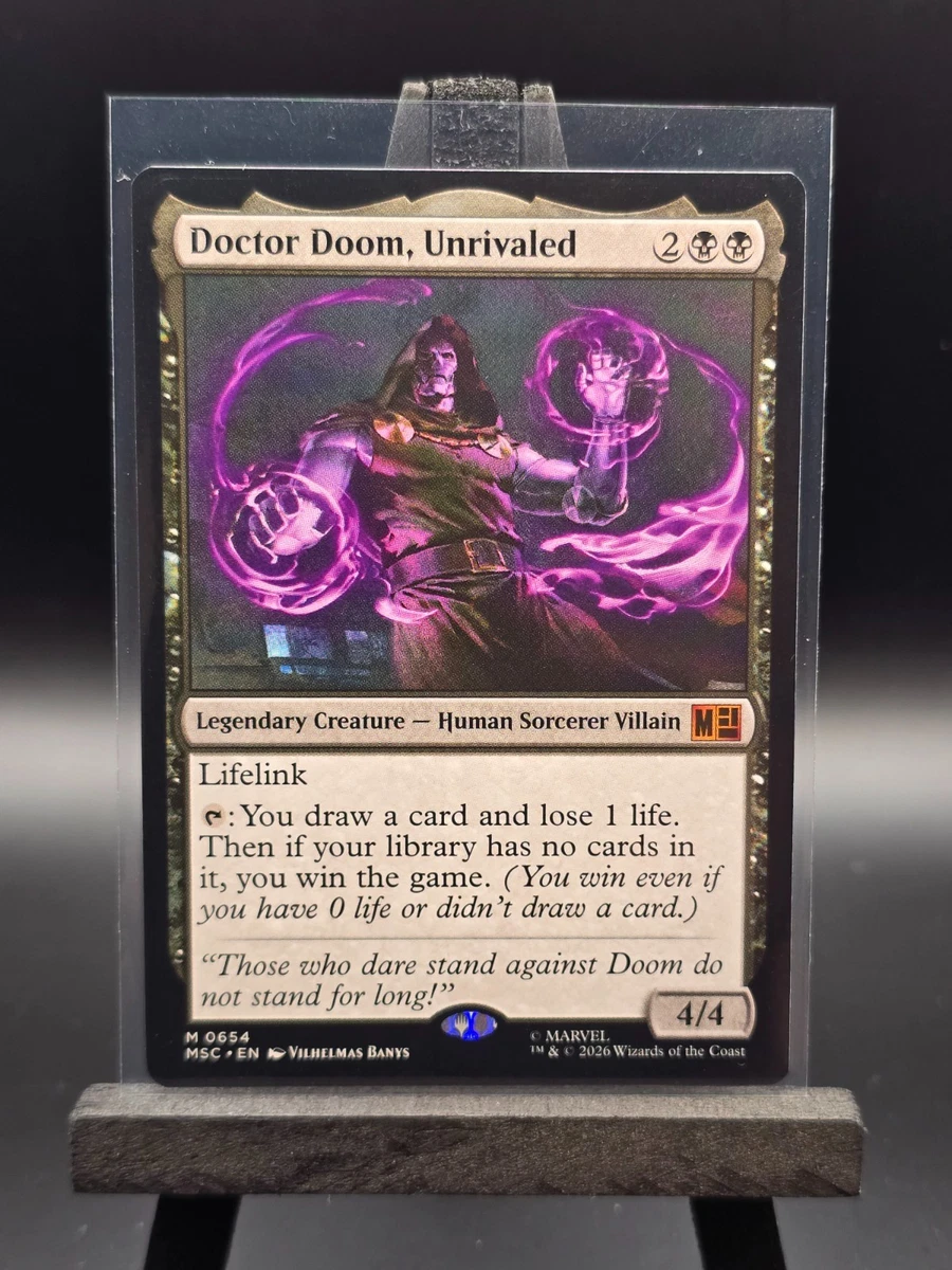 Doctor Doom, Unrivaled 654 Commander: Marvel Super Heroes for sale