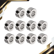 10 Set Set Screw Collars 5.05mm ID 10mm OD 5mm Width Gear Stopper Wheel Collar