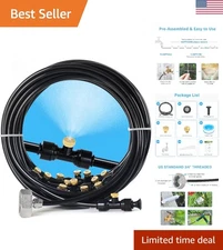 Effortless 100FT Misting System for Patios – Instant Cooling with Quick Install