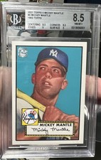 Mickey Mantle 2021 Topps X1952 ROOKIE #3 Baseball Card BGS 8.5 New York Yankees . rookie card picture