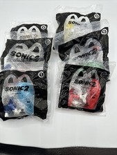 2022 Sonic The Hedgehog 2 Lot of 6 McDonalds Happy Meal Toys - Brand New