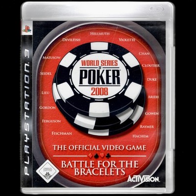 WSOP World Series of Poker 2008 PS3 Spiel Karten PlayStation3 Game CIB PAL Top
