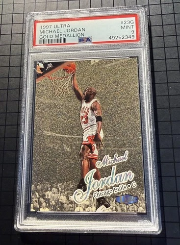 1997 Fleer Ultra Michael Jordan GOLD MEDALLION #23G 🏆 PSA 9 MINT 🔥