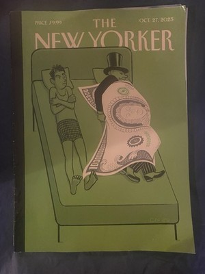 THE NEW YORKER Magazine Oct. 27, 2025 Christoph Niemann ''Market Shift'' New copy
