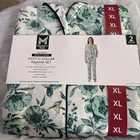 Member's Mark Women's Notch Pajama Set Green Sz  XL  Notch Collar Dream Mark NEW
