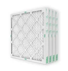 20X20X2 MERV 8 Pleated AC Furnace Air Filters.    4 Pack