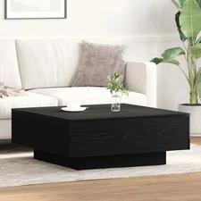 Coffee Table Black oak 31.5" x 31.5" x 12.2" Engineered wood