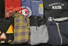 Lot Of Boys Youth Size Large Clothes Fall Winter Bundle Mixed Brands 
